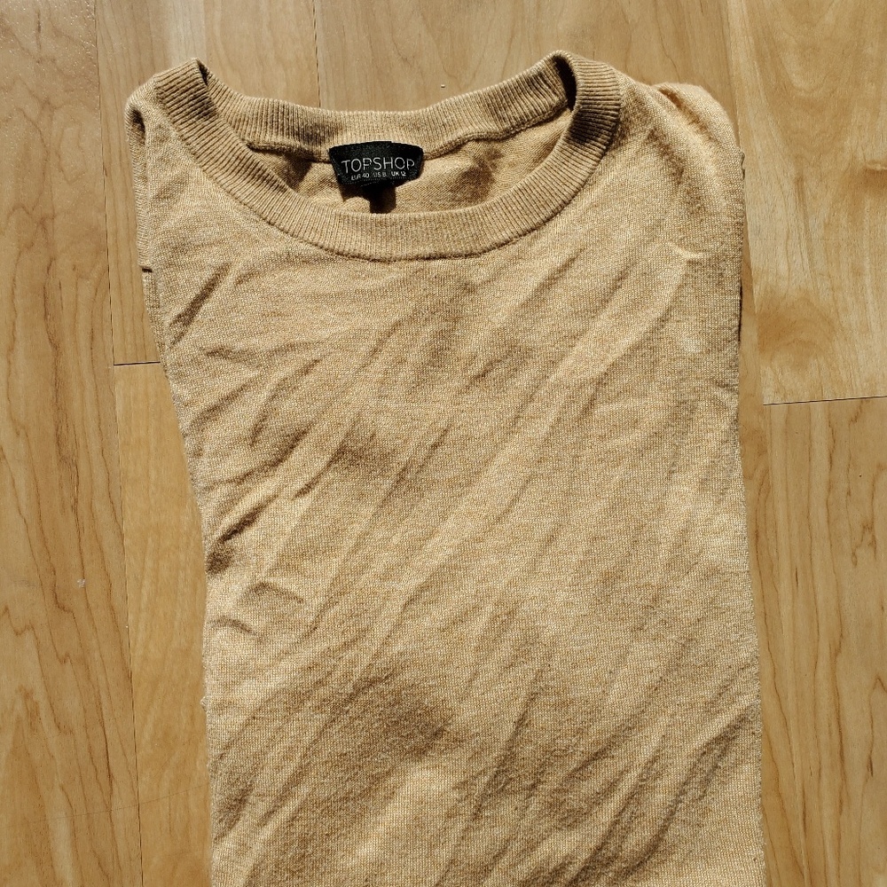 Topshop beige sweater